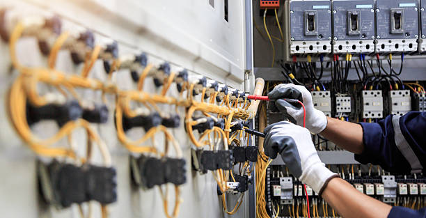 Professional Electrician technician working in White House Station, NJ
